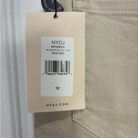 NWT NYDJ Relaxed Straight Jean - Feather - Size 12 - Picture 5 of 7